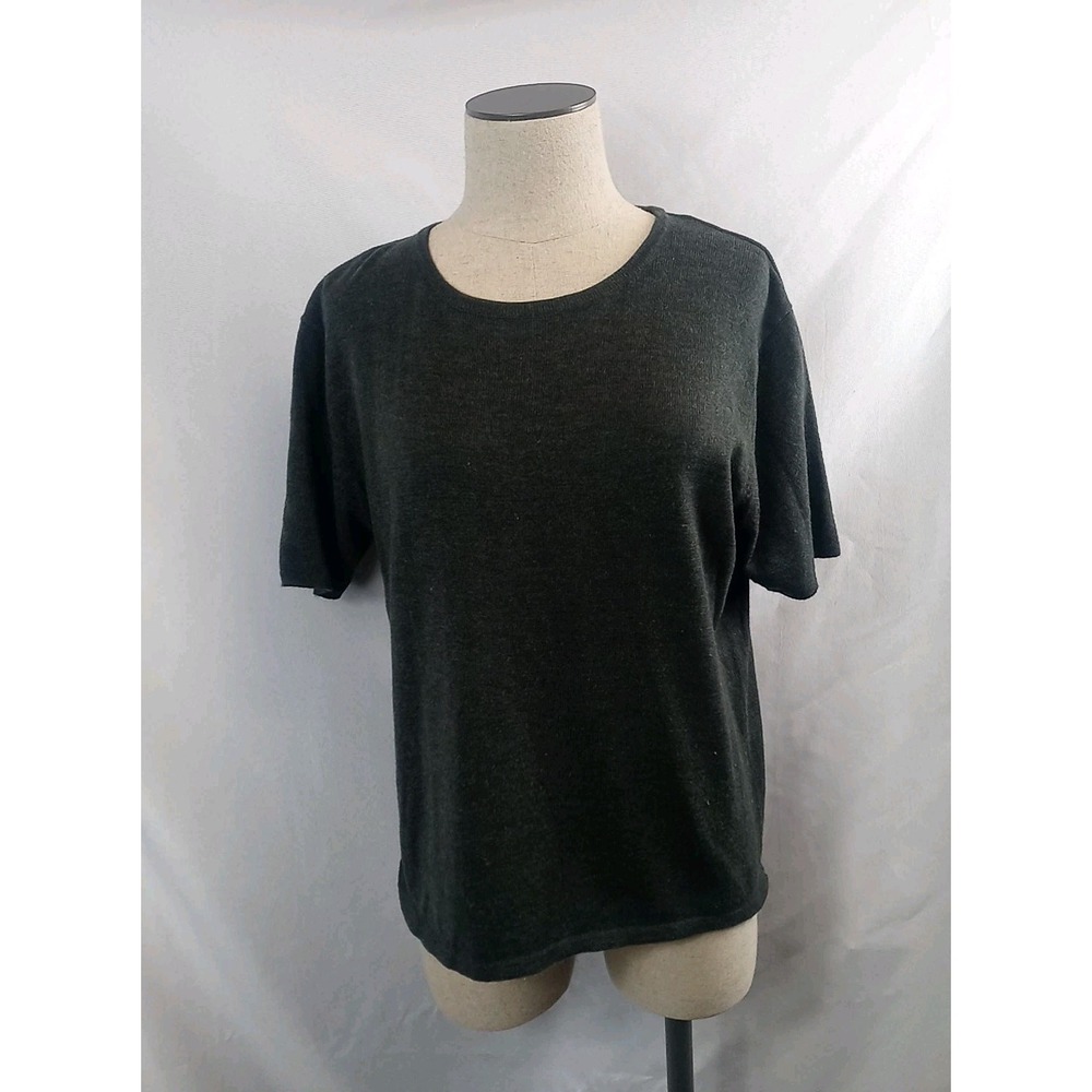 Vintage Studio Works T Shirt Women's Size Medium Top Short Sleeve Dark Gray - Picture 6 of 7